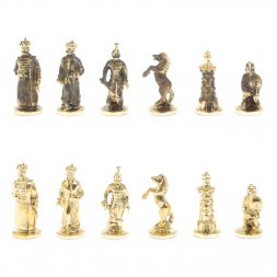 Шахматы &amp;quot;Турецкие&amp;quot; доска 32х32 см шабровский змеевик