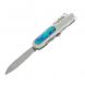 Нож мультитул складной 7 в 1 с камнем азурит 129144