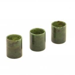 Стопки подарочные из нефрита 50 мл 4х5 см 3 шт