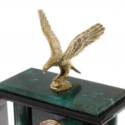 Настольный набор &amp;quot;Орел&amp;quot; из змеевика