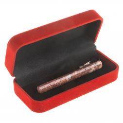 Зажим для галстука с камнем авантюрин