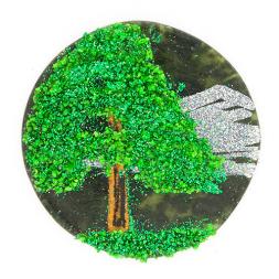 Магнит с рисунком &amp;quot;Круг&amp;quot; малый