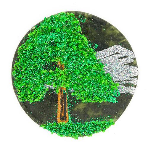 Магнит с рисунком &amp;quot;Круг&amp;quot; малый 113954