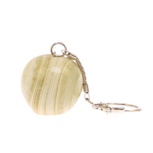 Брелок &amp;quot;Яблоко&amp;quot; из зеленого оникса 125235
