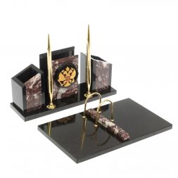 Письменный набор "Канцелярский" с гербом креноид