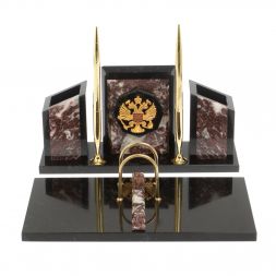 Письменный набор "Канцелярский" с гербом креноид