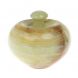 Шкатулка-яблоко из оникса 12х12х10,5 см (5) 128994