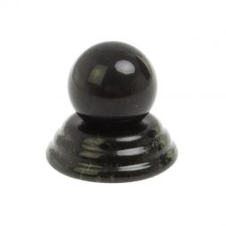 Подставка под шар из черного змеевика 6х6х2 см