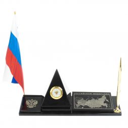 Мини-набор &amp;quot;Карта пирамида&amp;quot; из черного обсидиана