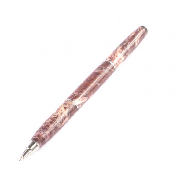 Ручка шариковая из камня яшма красная 121329