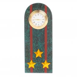 Часы &amp;quot;Погон полковник МВД&amp;quot; нового образца змеевик