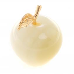 Сувенир "Яблоко" из зеленого оникса 4х4,5 см (1,5)