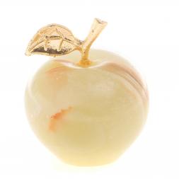 Сувенир "Яблоко" из зеленого оникса 4х4,5 см (1,5)