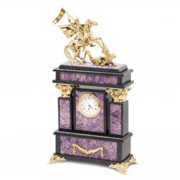 Часы &amp;quot;Георгий Победоносец&amp;quot; чароит