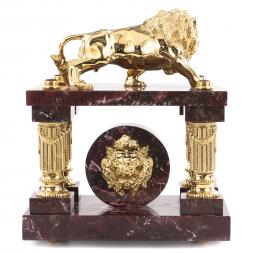 Настольный набор "Рычащий лев" бронза креноид