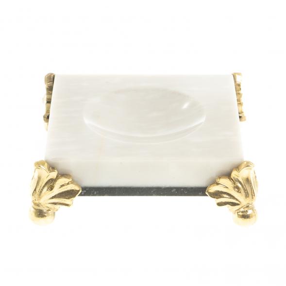 Подставка под шар из мрамора и гранита на ножках 7,5х7,5 см 123282