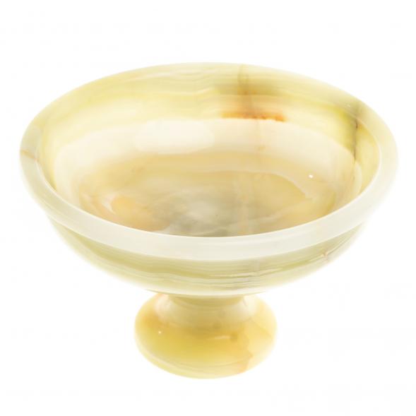 Ваза для фруктов из оникса 12,5х12,5х8 см 123922