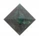 Пирамида 3,5х3,5х3,5 см темно-зеленый змеевик 125083