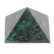 Пирамида 3,5х3,5х3,5 см темно-зеленый змеевик 125083