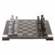 Шахматы с гравировкой &amp;quot;Турнирные&amp;quot; доска 36х36 змеевик серый мрамор 126141