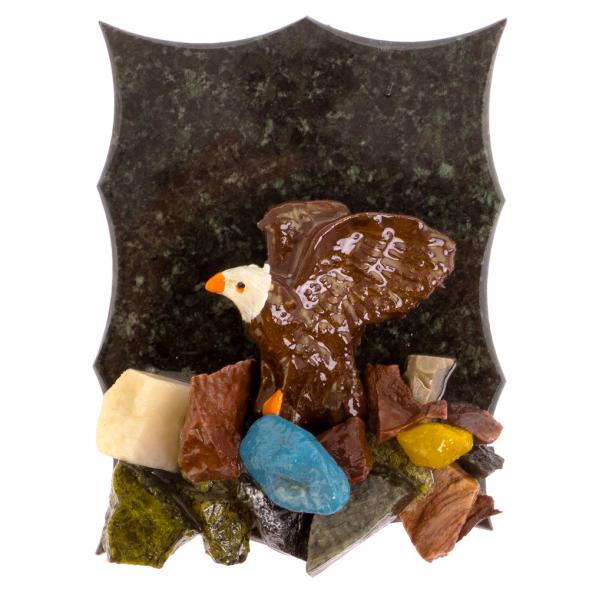 Магнит сувенирный &amp;quot;Орел&amp;quot; змеевик 126295