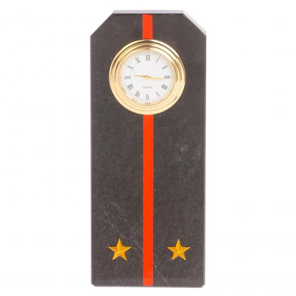 Часы &amp;quot;Погон лейтенант МП ВМФ&amp;quot; из змеевика 113506