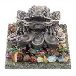 Сувенир &amp;quot;Жаба на монетах&amp;quot; из мрамолита