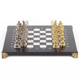 Шахматы &amp;quot;Лучники&amp;quot; доска 28х28 см мрамор