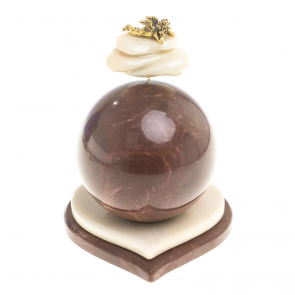 Сувенир Шар Антистресс &amp;quot;Ангел&amp;quot; камень лемезит 123736