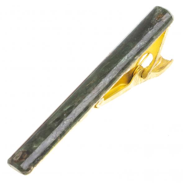 Зажим для галстука с камнем актиновит 123827