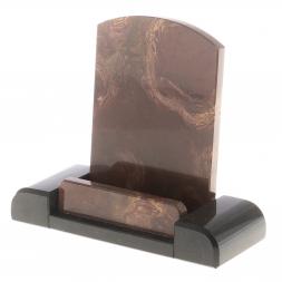 Письменный набор из лемезита &amp;quot;Герб РФ&amp;quot; с лотком для бумаг и ковриком