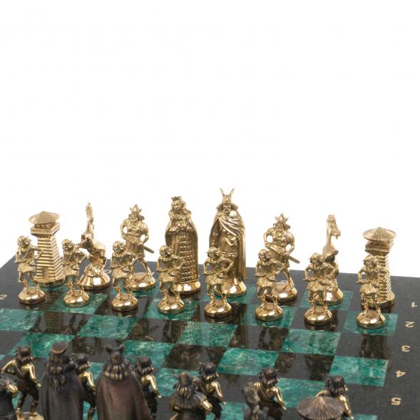 Шахматы &amp;quot;Викинги из змеевика и бронзы 126907