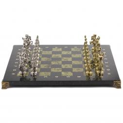 Шахматы сувенирные Александр Македонский&amp;quot; доска 36х36 см камень змеевик
