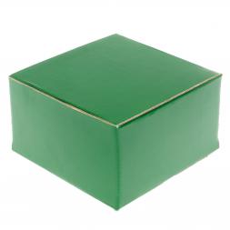 Шкатулка из змеевика с зеркалом 11,5х11х6 см