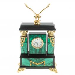 Часы из малахита &amp;quot;Орел&amp;quot;