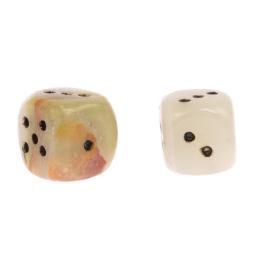 Кубики игральные из оникса 1,9 см 2 шт