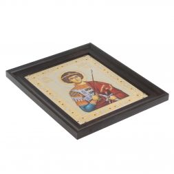 Икона &amp;quot;Св. Георгий Победоносец&amp;quot; 24,5х28,5х2 см Златоуст