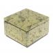 Шкатулка из змеевика 9,5х9,5х6 см 129577