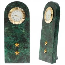 Часы сувенирные  &amp;quot;Погон-прапорщик МВД&amp;quot; из змеевика