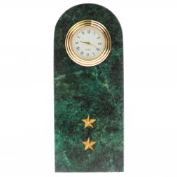 Часы сувенирные  &amp;quot;Погон-прапорщик МВД&amp;quot; из змеевика