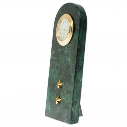 Часы сувенирные  &amp;quot;Погон-прапорщик МВД&amp;quot; из змеевика