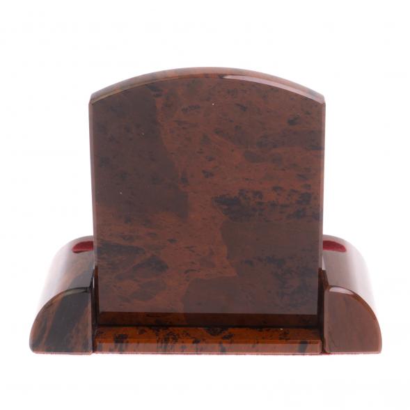 Подставка для телефона из коричневого обсидиана 121971