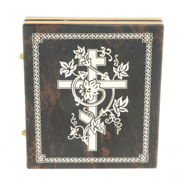 Икона складная &amp;quot;Спаситель&amp;quot; камень обсидиан 122998