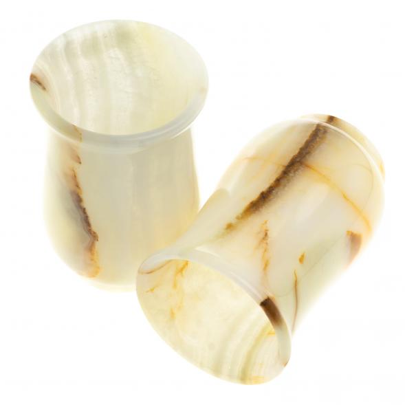 Набор стаканов 2 шт в футляре камень оникс 150 мл 6,2х9,2 см (2,5х4) 123926