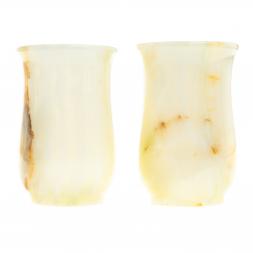 Набор стаканов 2 шт в футляре камень оникс 150 мл 6,2х9,2 см (2,5х4)