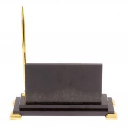 Визитница с часами &amp;quot;Стандарт&amp;quot; долерит мрамор