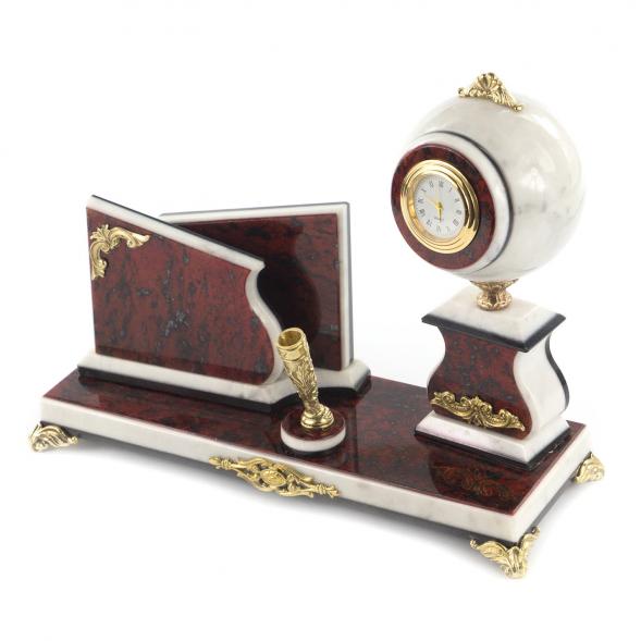 Настольный прибор &amp;quot;Компакт&amp;quot; из мрамора 119289