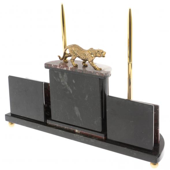 Настольный прибор &amp;quot;Гепард&amp;quot; из креноида 129705