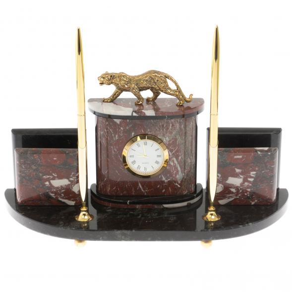 Настольный прибор &amp;quot;Гепард&amp;quot; из креноида 129705