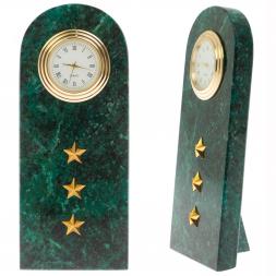 Часы погон &amp;quot;Старший прапорщик МВД&amp;quot; из змеевика